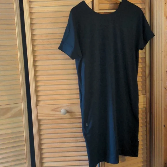 kit and ace back to front dress black Form Strapless Mini Dress